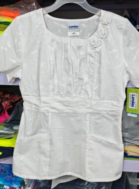 外贸出口手术服洗手服女款医生服护士服刷手衣隔离工作服 白色M