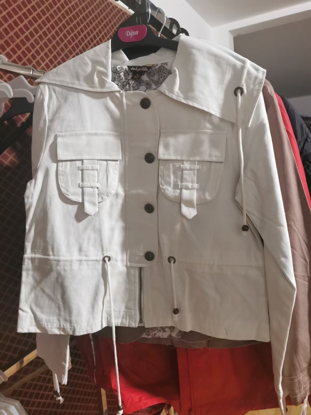 女款外套。纯棉短裤秋冬新款2025外贸原单
