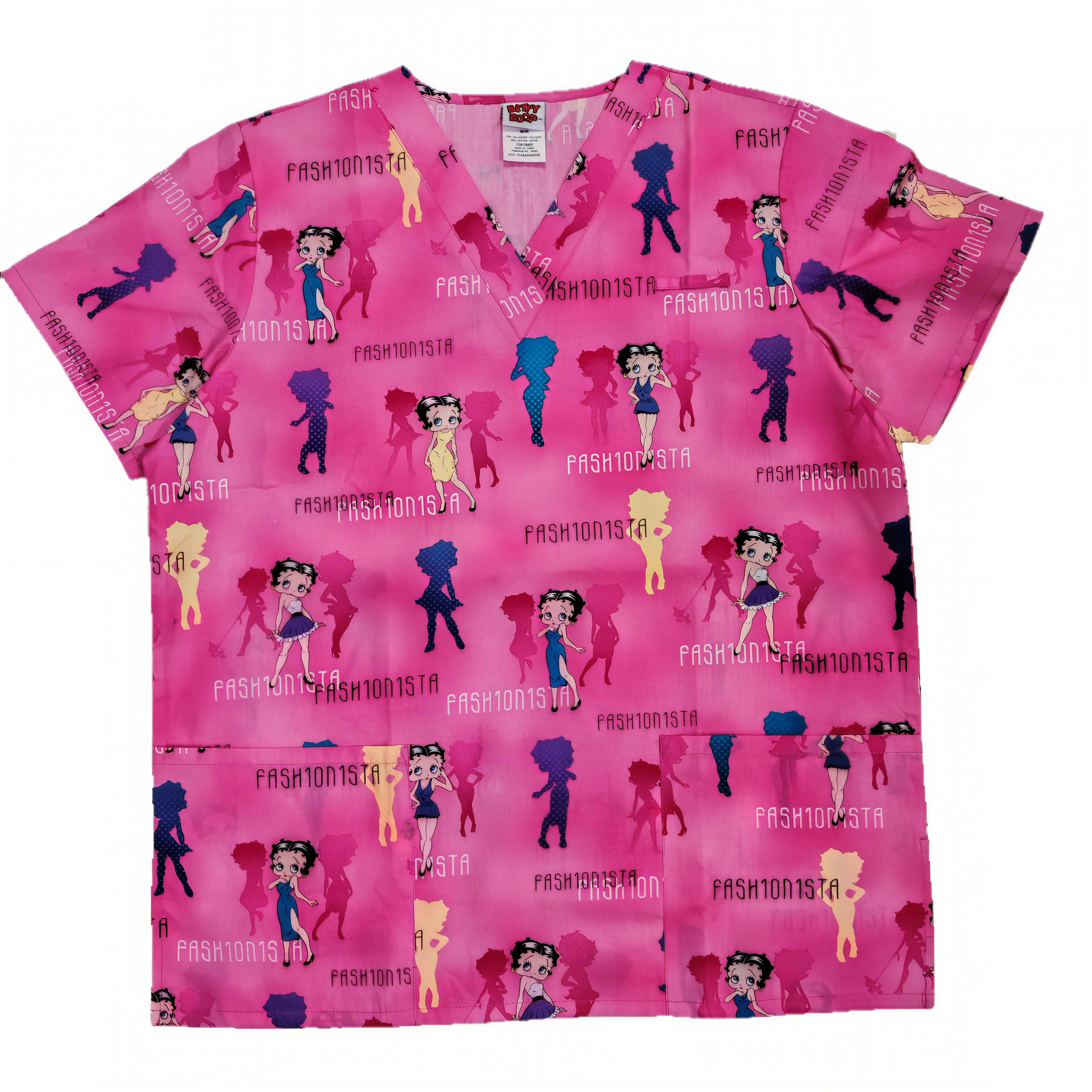 M码 出口美国外贸大码 印花护士服 家居服 刷手服 洗手衣 scrubs