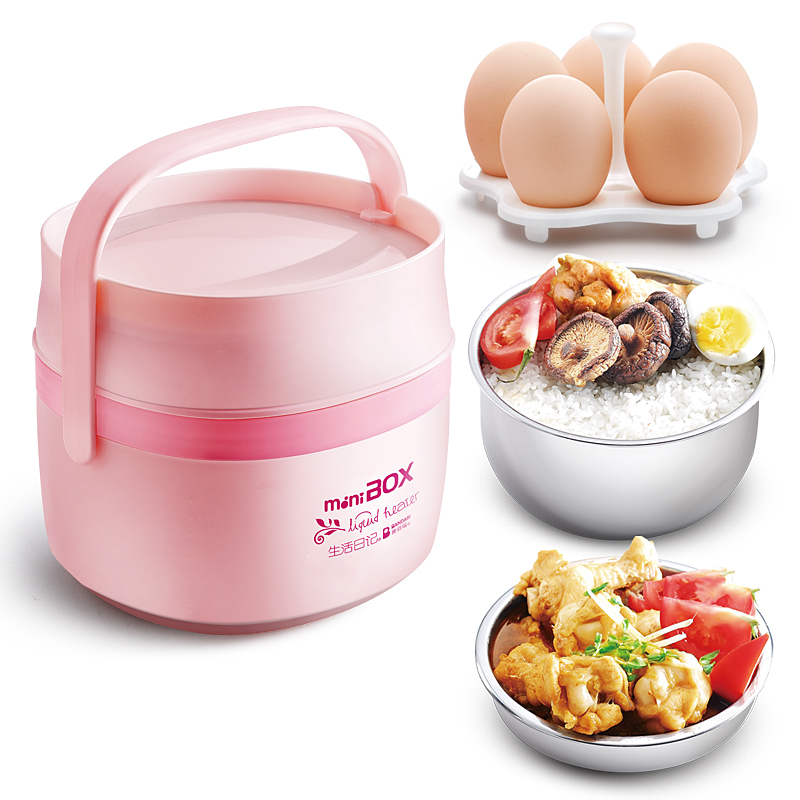 Watertight Electric cookers 304 Stainless steel 1L Internal bile double-deck electrothermal Lunch box dormitory Mini 1 small-scale Cookersin the Kitchen Appliances , Electric cooker pot class , Electric cookers/Porridge pot/Wen stove  category - from Buy2taobao.com to provide professional Taobao agent buy service