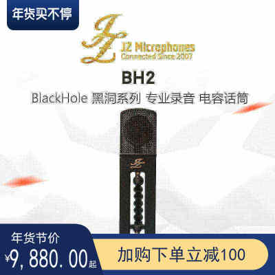JZ BlackHole 黑洞BH-2 手工电容话筒大振膜录音麦克风