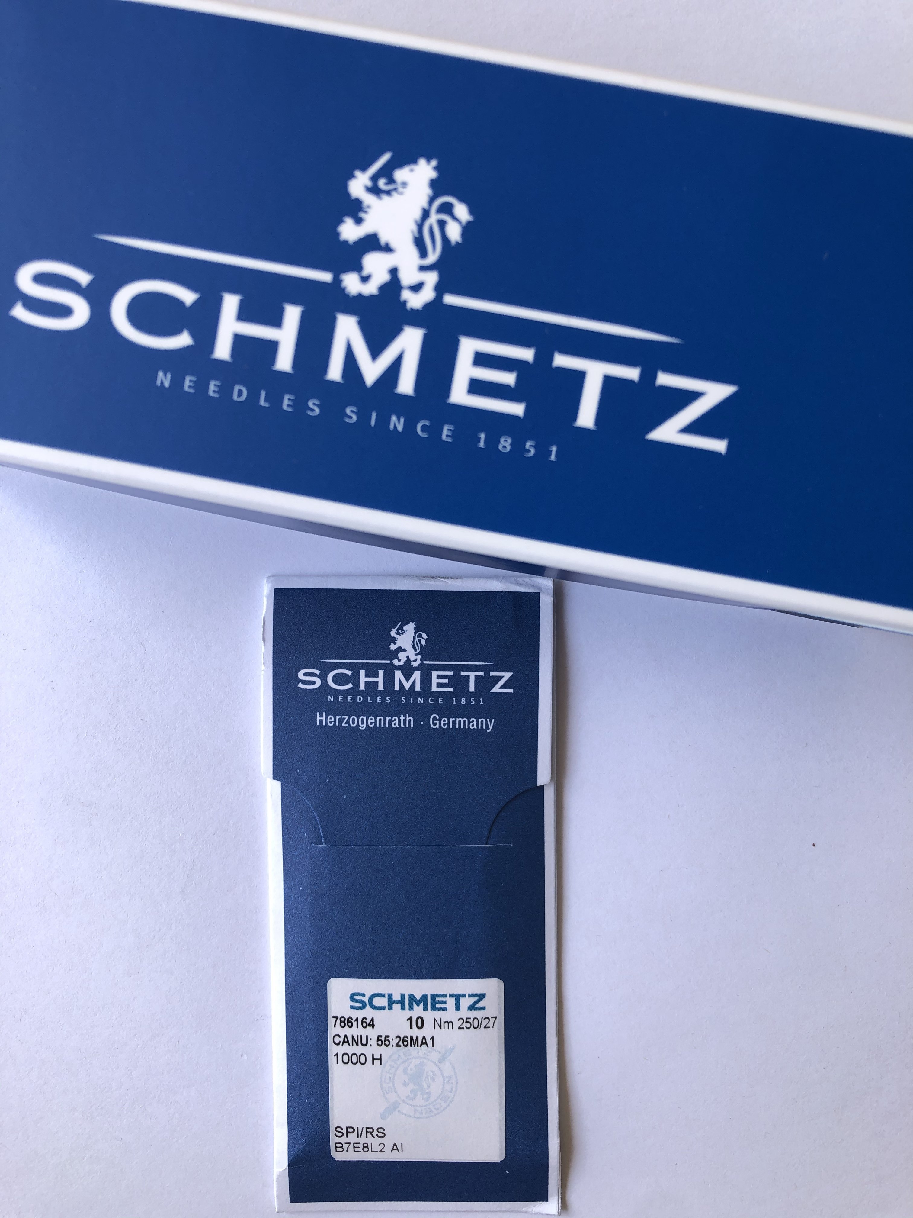 SCHMETZ 德国蓝狮车针 1000H 车缝集装袋顿袋专用针德国蓝狮机针