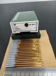 进口德国格罗茨CPX5 镀钛金针缝纫鞋机168/668 内线机针一盒 50支