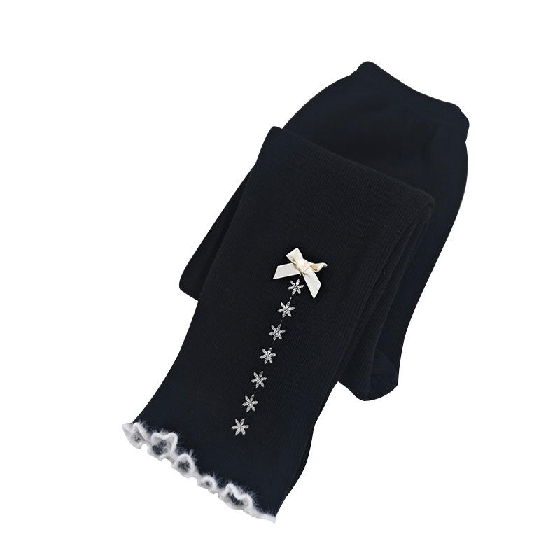 秋冬新款女童加绒打底裤百搭儿童长裤韩版洋气宝宝一体绒外穿裤子