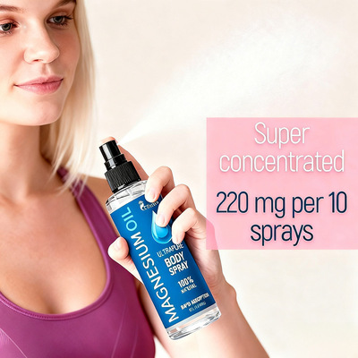Magnesium Oil Spray-100%Natural 镁油喷雾放松肌肉疲劳运动素野