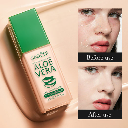 芦荟持妆无瑕粉底液  Aloe Vera Perfect liquid foundation 30ml