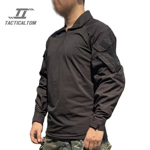 战术汤姆G3尼棉蛙服上衣5050军迷黑色户外徒步登山战术蛙皮