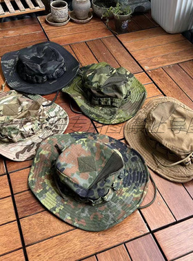 春夏透气平替UFPRO战术奔尼帽圆边帽MC多地形CP全地形狼棕外贸