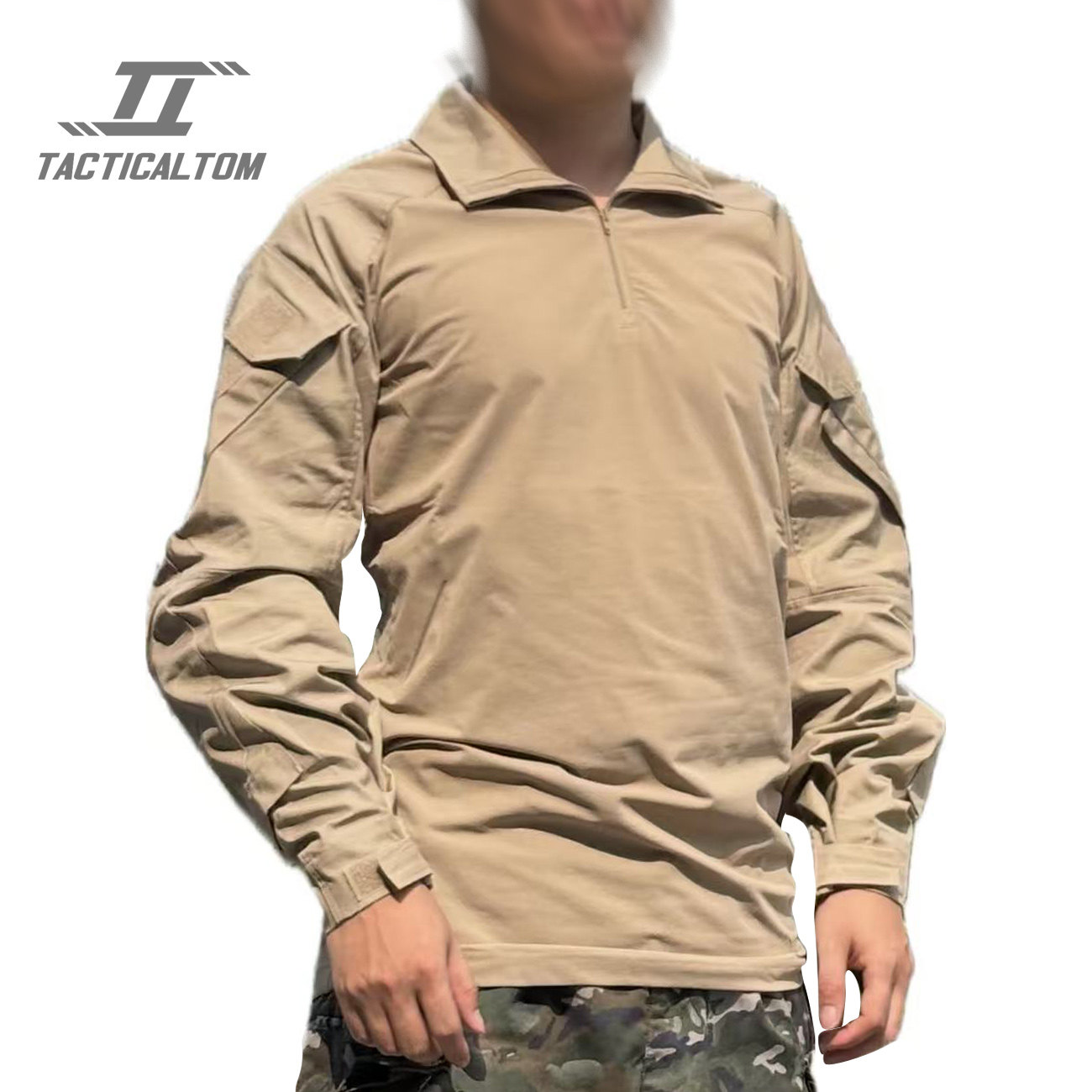 卡其战术棉蛙服上衣5050军迷