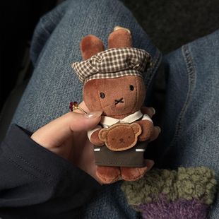 韩国米菲兔庆州限定面包厨师毛绒玩偶可爱包挂件饰高颜值公仔挂件