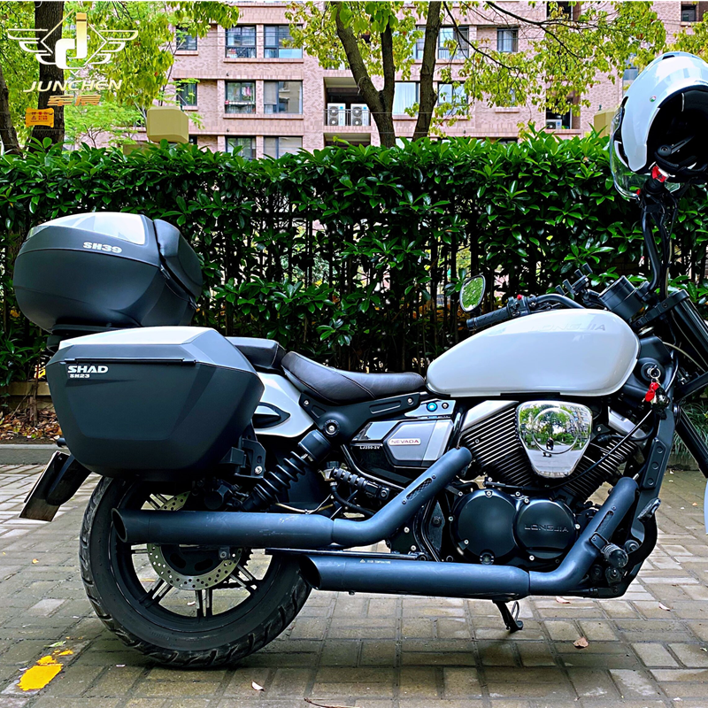 适用于龙嘉v途龙嘉250改装配件夏德边箱尾箱后备箱行李箱靠背改装