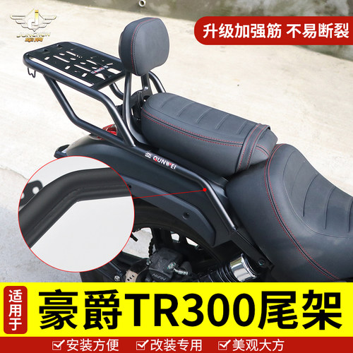 适用豪爵TR300摩托车尾翼扶手