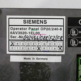 现货供应全新显示屏 1EL00 6AV3520