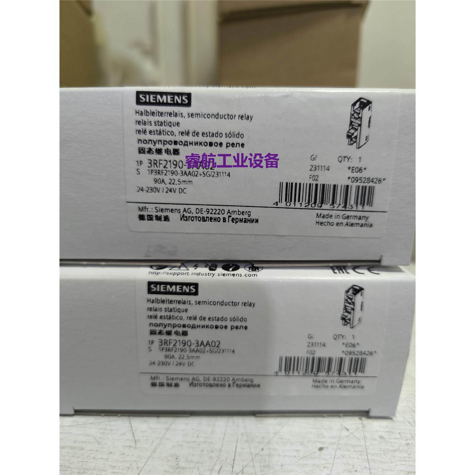 现货供应3RF2190-3AA02西门子半导体继电器全新现货