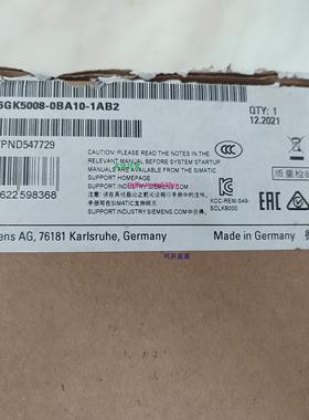 现货供应6GK5008-0BA00 0BA10-1AB2交换机SCALANCE XB008