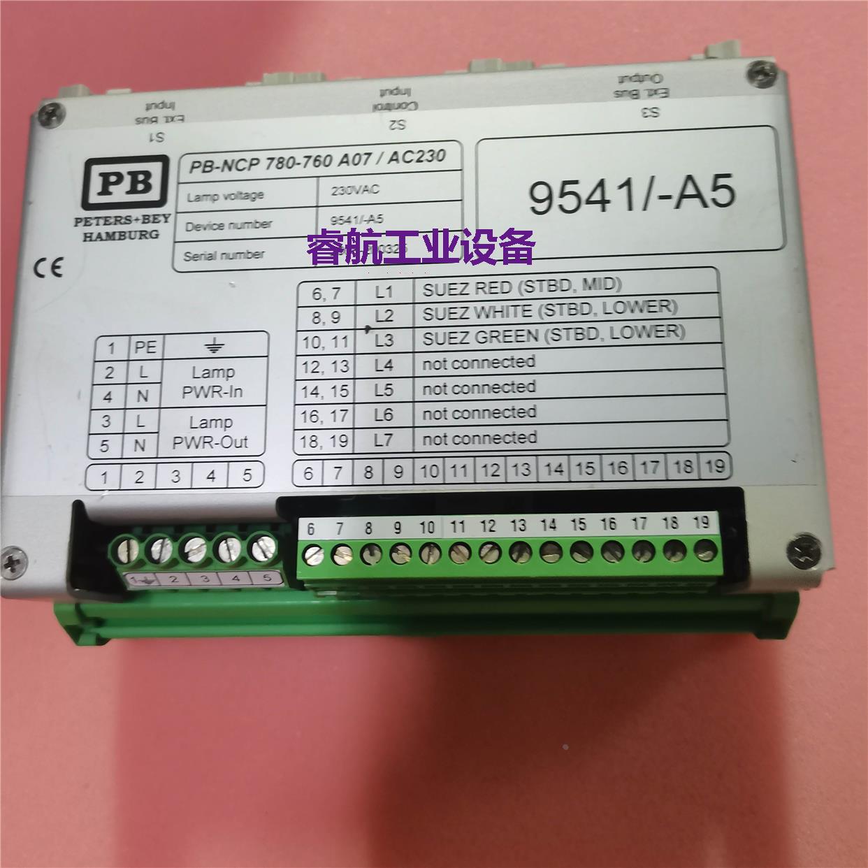 现货供应PB-NCP 780-760 A07/AC230 9541/-A5全新现货议价