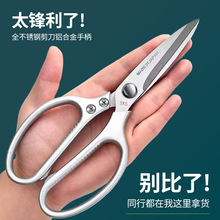 Stainless household cutting paper kitchen scissors家用剪刀