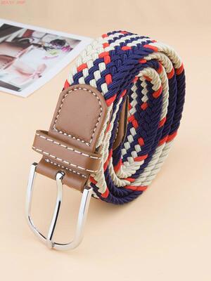 男女通用帆布编织腰带Hengrda