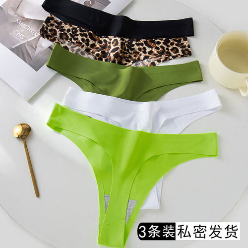 Women Cotton G-String Thong Panties Strings Underwear 内裤