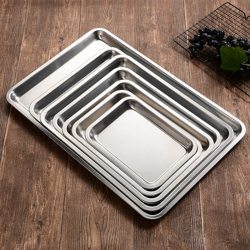 304不锈钢长方形商用托盘