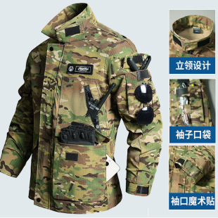 2025春季新款户外服两件套男工地劳保工作服耐磨训练服套装男