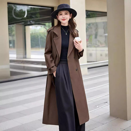 泽yp新款女式风衣秋冬季气质时