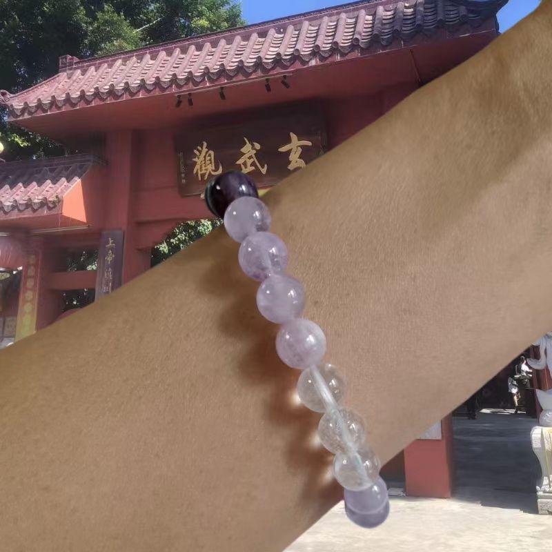 薰衣草泰哥推荐招财紫水晶手链