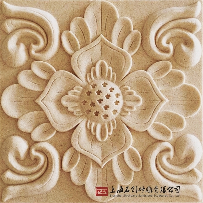 砂岩背景墙 人造砂岩立体浮雕壁画 电视背景墙装饰 欧式 对称花板