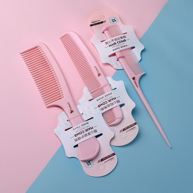 여성용 가정용 빗 여성용 특수 긴 머리 팁 꼬리 빗 나무 빗 헤어 살롱 미용 남성용 미세 치아 조밀 머리 빗 정전기