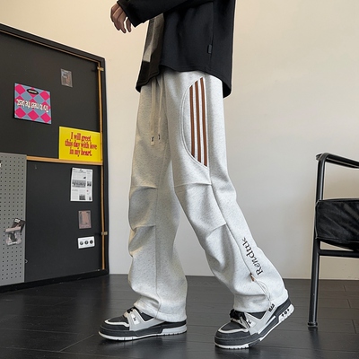 BUFFALO BOUND 2025秋季新品休闲裤男宽松直筒运动户外运动情侣