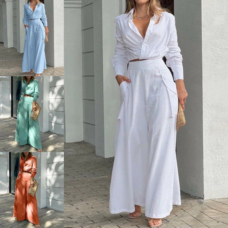 亚马逊欧美女装新款风气质通勤潮流衬衫时尚套装女两件套,个性定制/设计服务/DIY,连衣裙加工定制,淘宝优惠券,粉丝福利购,淘宝优惠卷