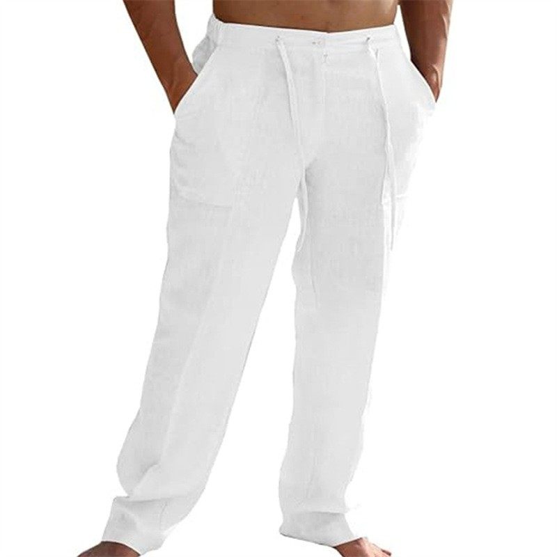 男士休闲亚麻贴袋宽松抽绳直筒夏季沙滩瑜伽长裤,个性定制/设计服务/DIY,连衣裙加工定制,淘宝优惠券,粉丝福利购,淘宝优惠卷