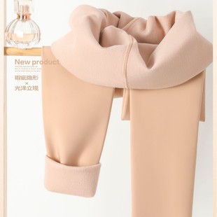 兰梦迪LA2731面膜裤袜200克打底裤女秋冬踩脚加绒长裤保暖一体裤