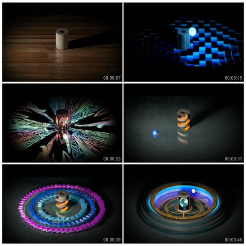 3DMapping 全息投影 裸眼3D 立体 视频素材 高清视频 酒吧VJ素材