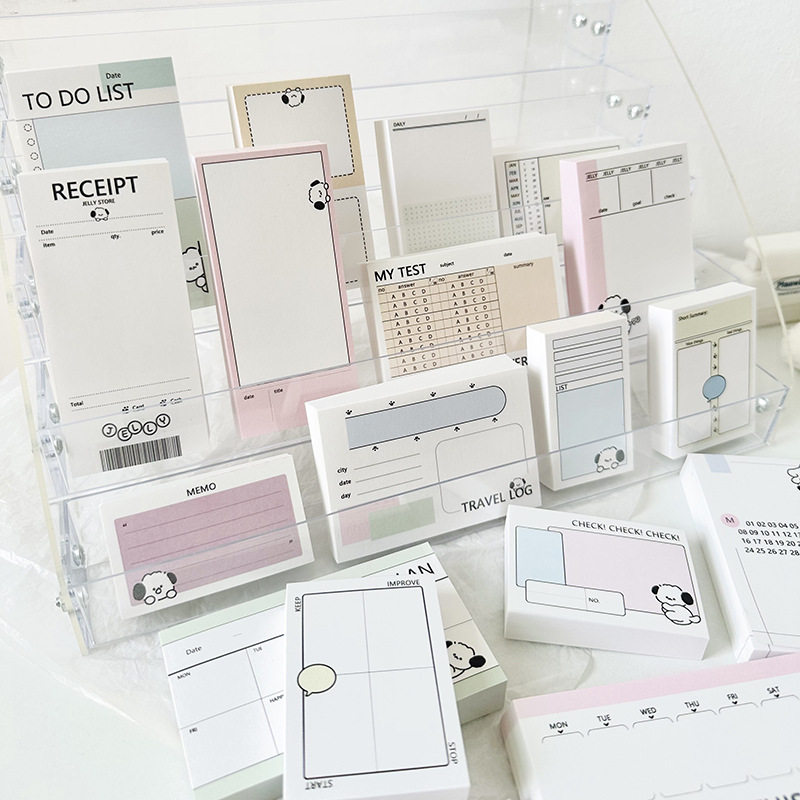 jelly果冻第三代mini砖可爱便签本学习备忘记事便签纸留言纸100张