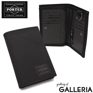 日本代购吉田PORTER DILL休闲短款多卡位折叠钱包 653-09755
