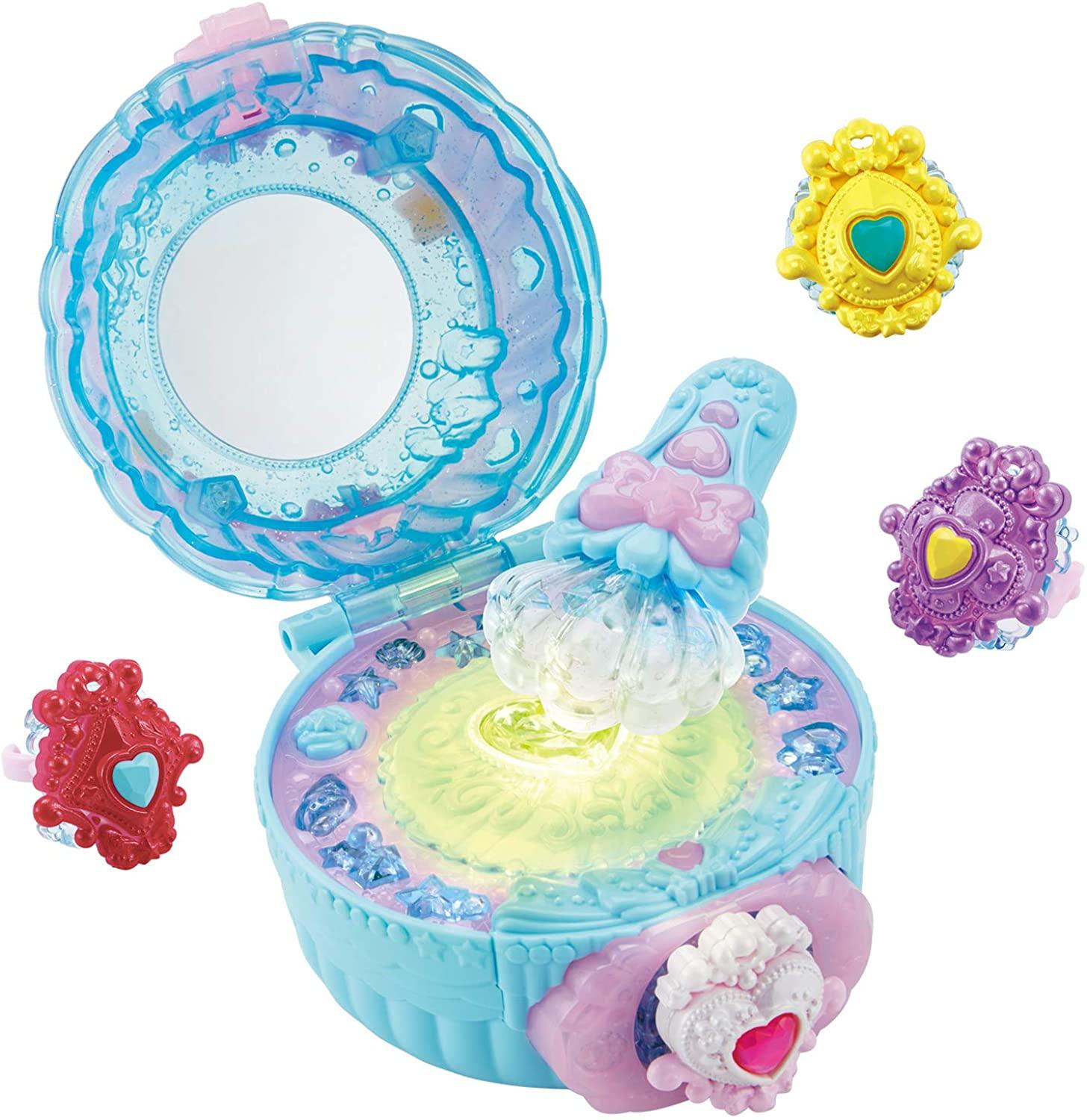 日本代购 tropical-rouge!光之美少女 热带盛装 化妆粉盒声光玩具