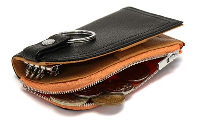 吉田复古商务休闲钥匙包