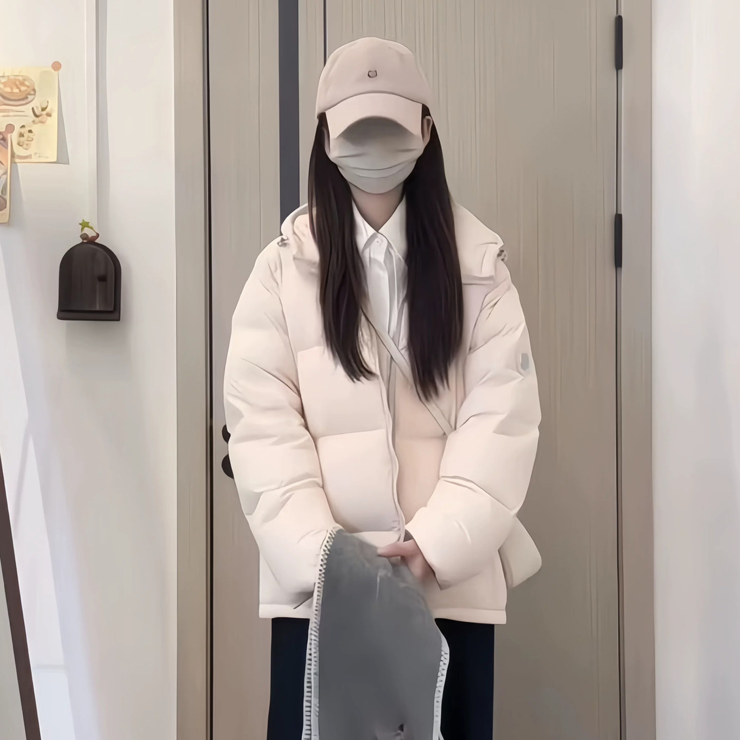 短款羽绒服女面包服学生小个子