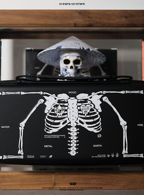 任天堂潮牌骷髅Switch便携收纳盒Switch2收纳包全套保护壳保护套