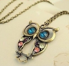 欧美复古镂空雕花毛衣链