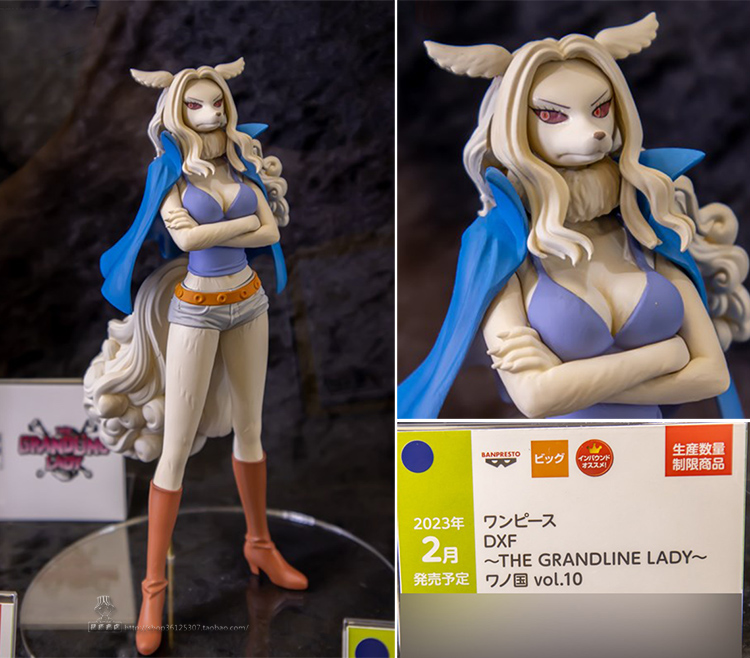 眼镜厂 日本 正版 海贼王 旺达 月狮形态 和之国篇 dxf 景品 手办