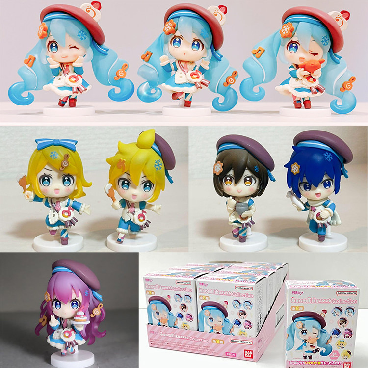 现货万代日本正版 初音 Snow Miku 2026 雪初音 镜音双子手办盒蛋