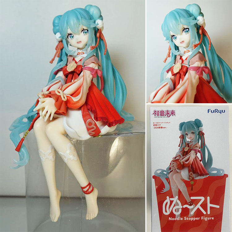 现货 Furyu 日本正版 初音未来  2026新春造型 泡面压 景品 手办