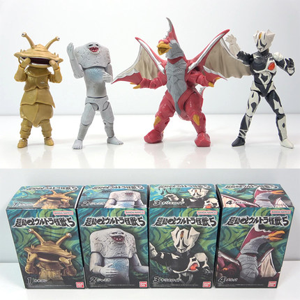 万代日本正版 奥特曼 怪兽 卡尼贡 贾米拉 美尔巴 超动5 手办盒蛋