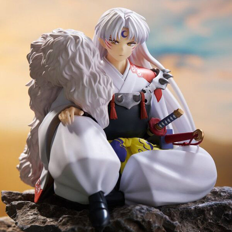 Furyu 日本正版 犬夜叉 杀生丸 泡面压 坐姿 景品 手办