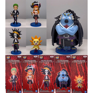 现货眼镜厂日本正版 海贼王 RED剧场版02 WCF 索隆 甚平 景品手办