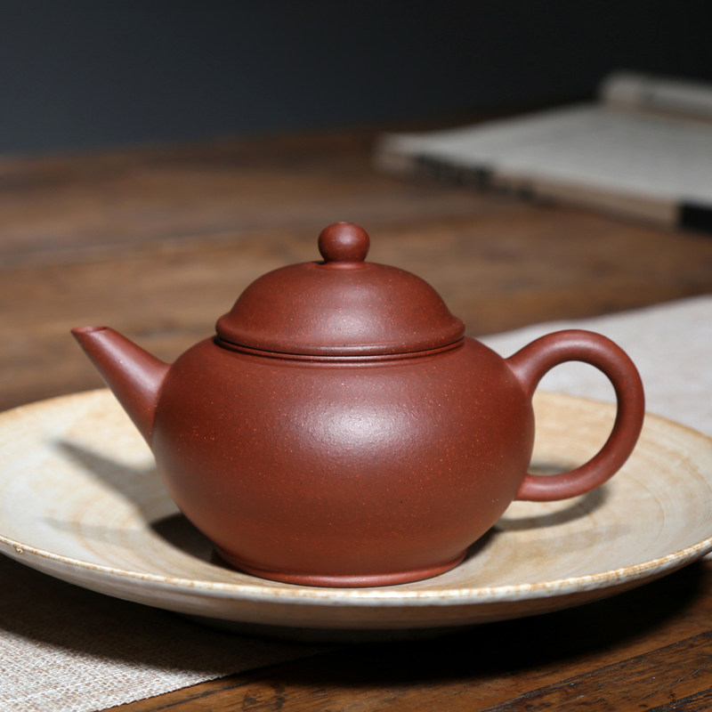 宜兴紫砂壶纯手工壶泡茶壶茶具原矿底槽青名家手工制200CC水平壶