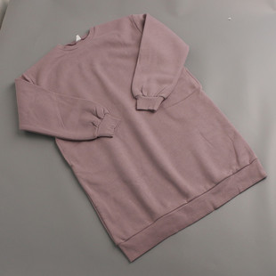 初春女童中长款连衣裙款 学生百搭爱心印花长袖加绒卫衣裙55棉160