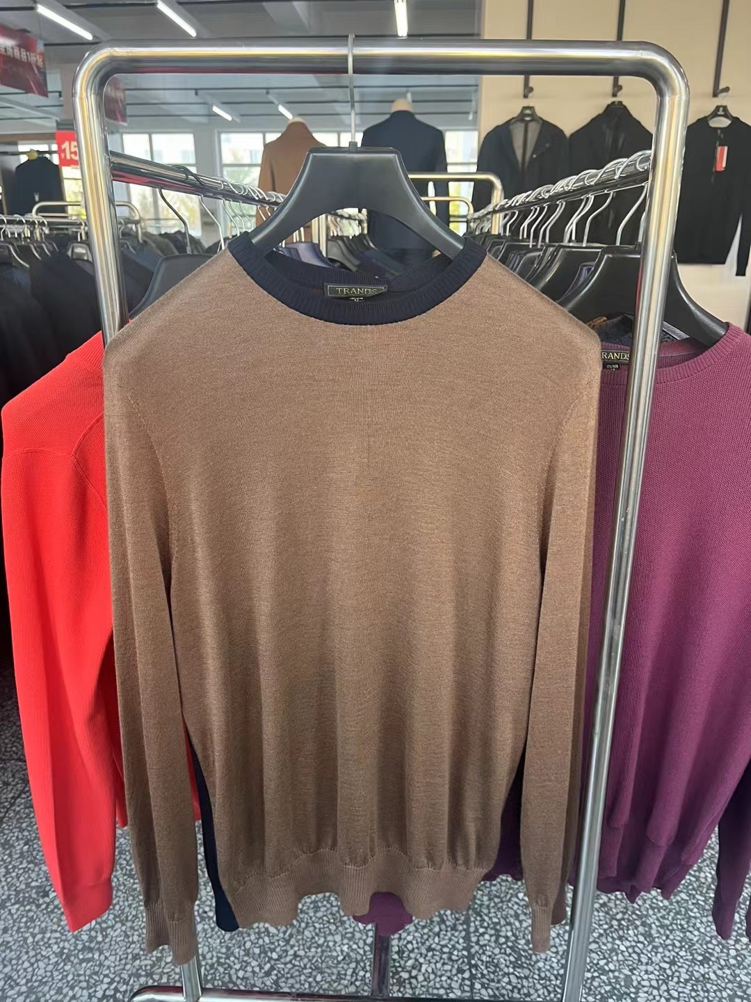 TRANDS毛衣，意大利进口LORO PIANA的纱线，吊牌价4280